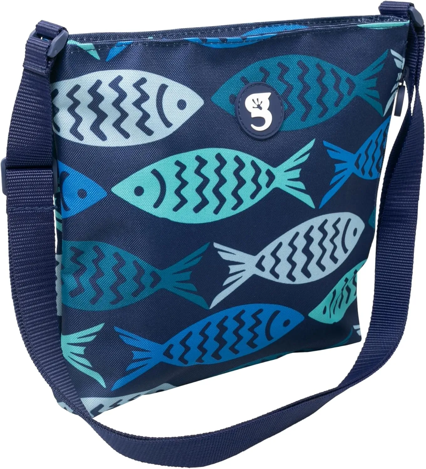 geckobrands Crossbody Bag – Lightweight and Adjustable Crossbody Bag with Multiple Zippered Pockets for Hands-Free Carrying