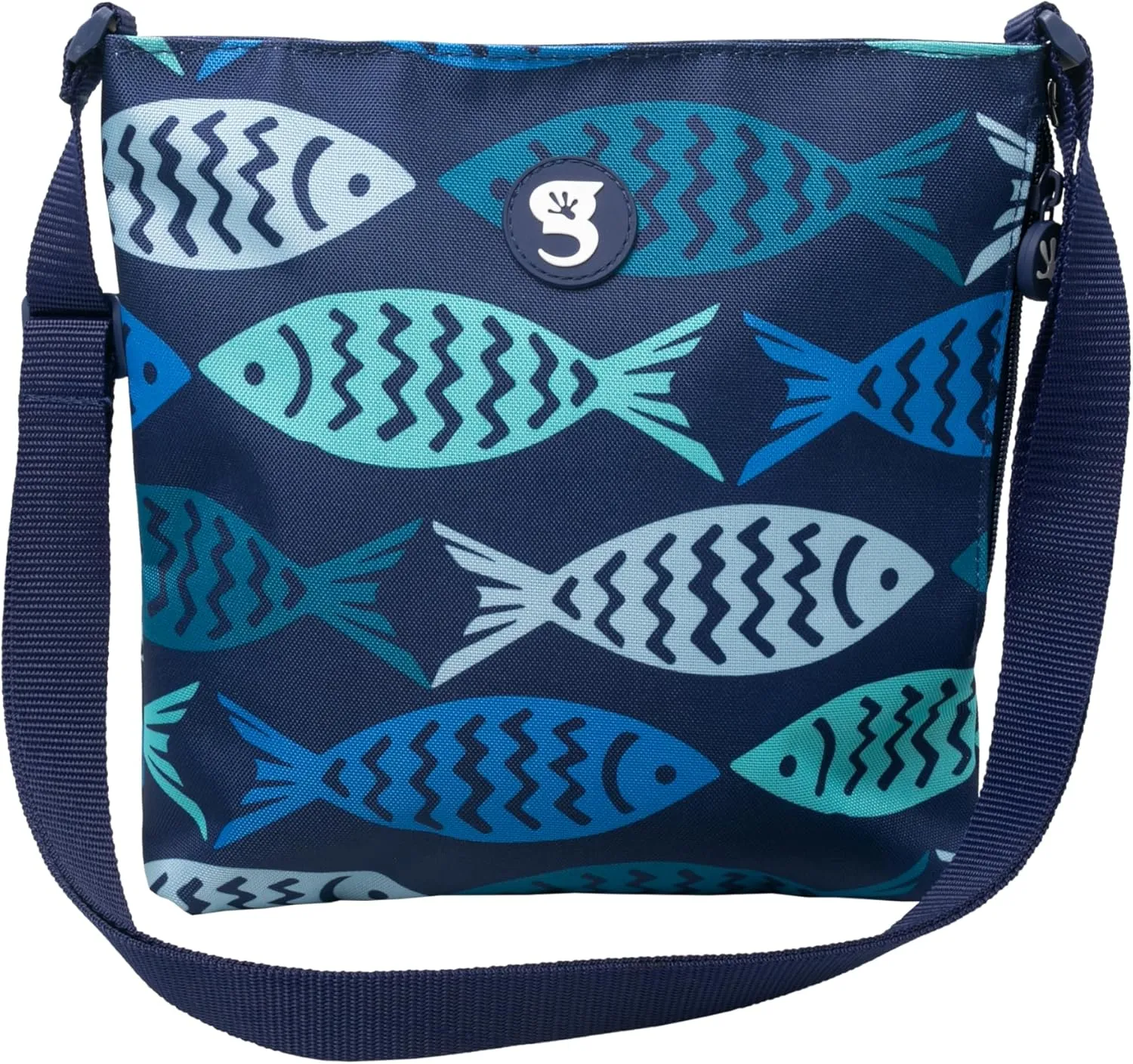 geckobrands Crossbody Bag – Lightweight and Adjustable Crossbody Bag with Multiple Zippered Pockets for Hands-Free Carrying