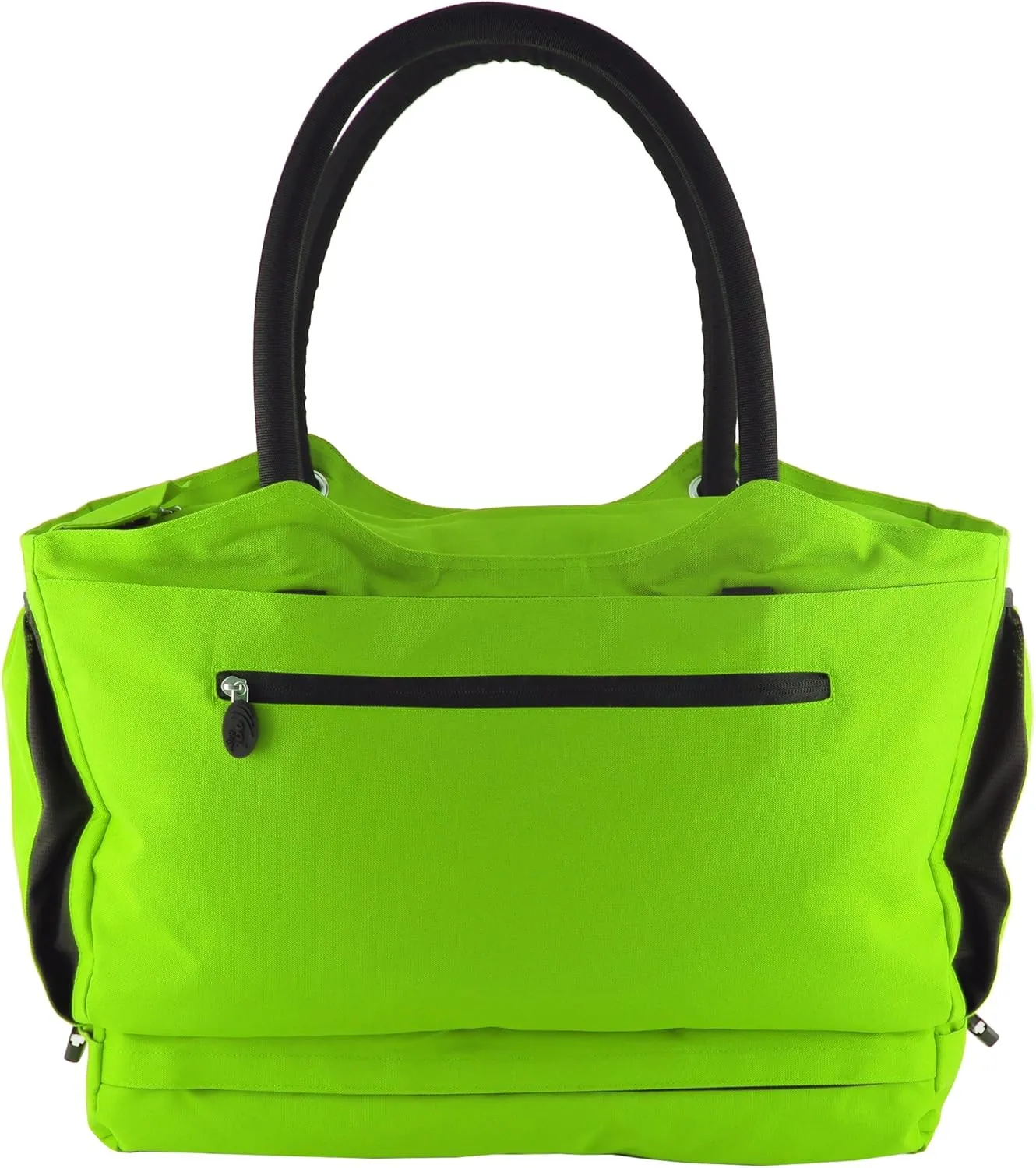 Gen 2 Locking Anti-Theft Travel Tote With Insulated Cooler Compartment (St. Lucia Lime Green)