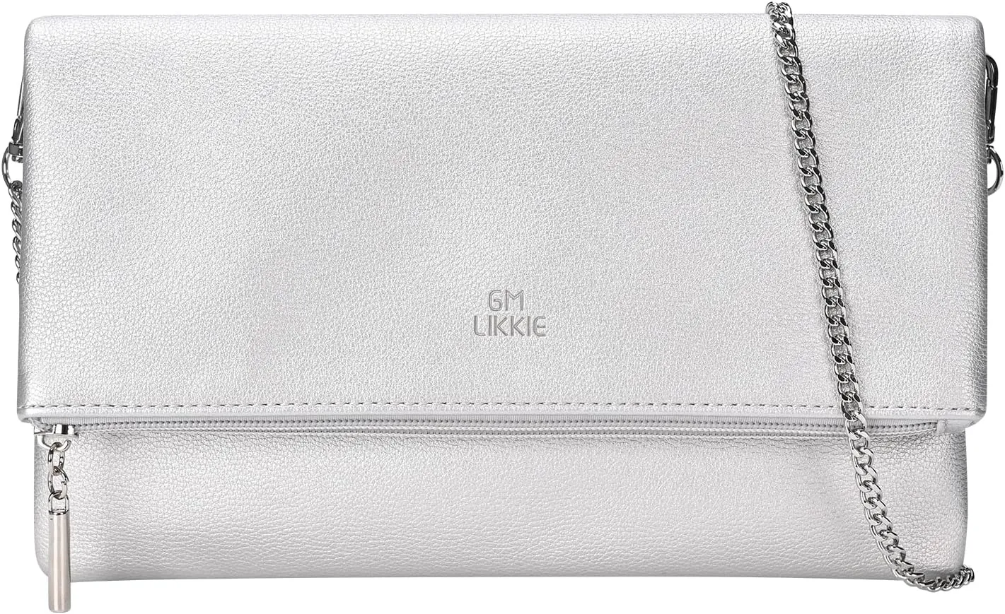 GM LIKKIE Clutch Purse for Women, Large Envelope Clutch HandBag, Crossbody Foldover PU Leather Clutches bag