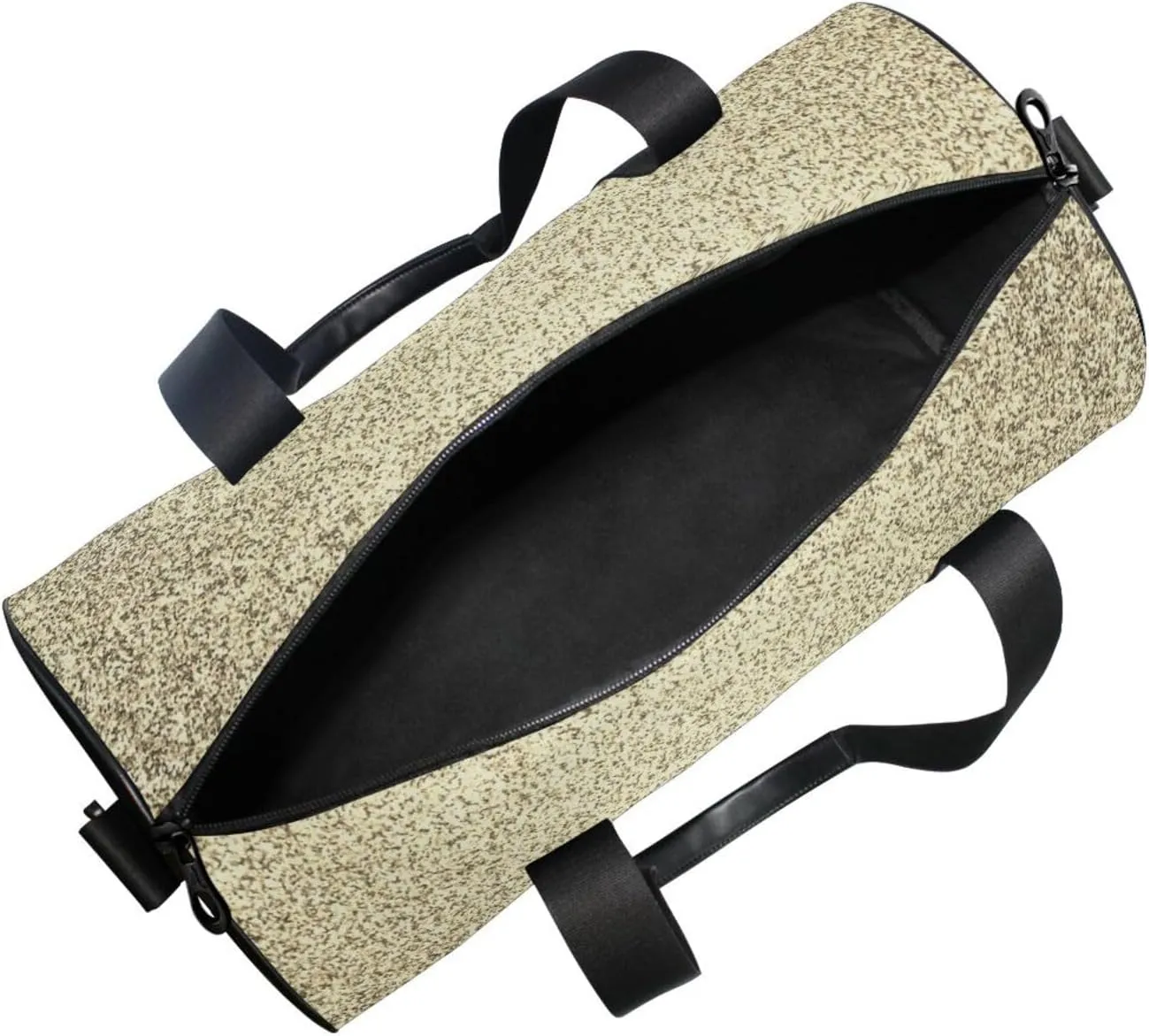 Gold Golden Glitter and Glare Pattern Portable Gym Bag, Travel Bag, Luggage bag, Sports Bag, Toiletry Bag with Handles, Detachable Shoulder Strap 17.6 x 9 x 9 inch