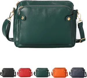 Gpmsign Crossbody Bag, Gpmsign Crossbody Leather Bag, 3 Layer Crossbody PU Leather Shoulder Bags