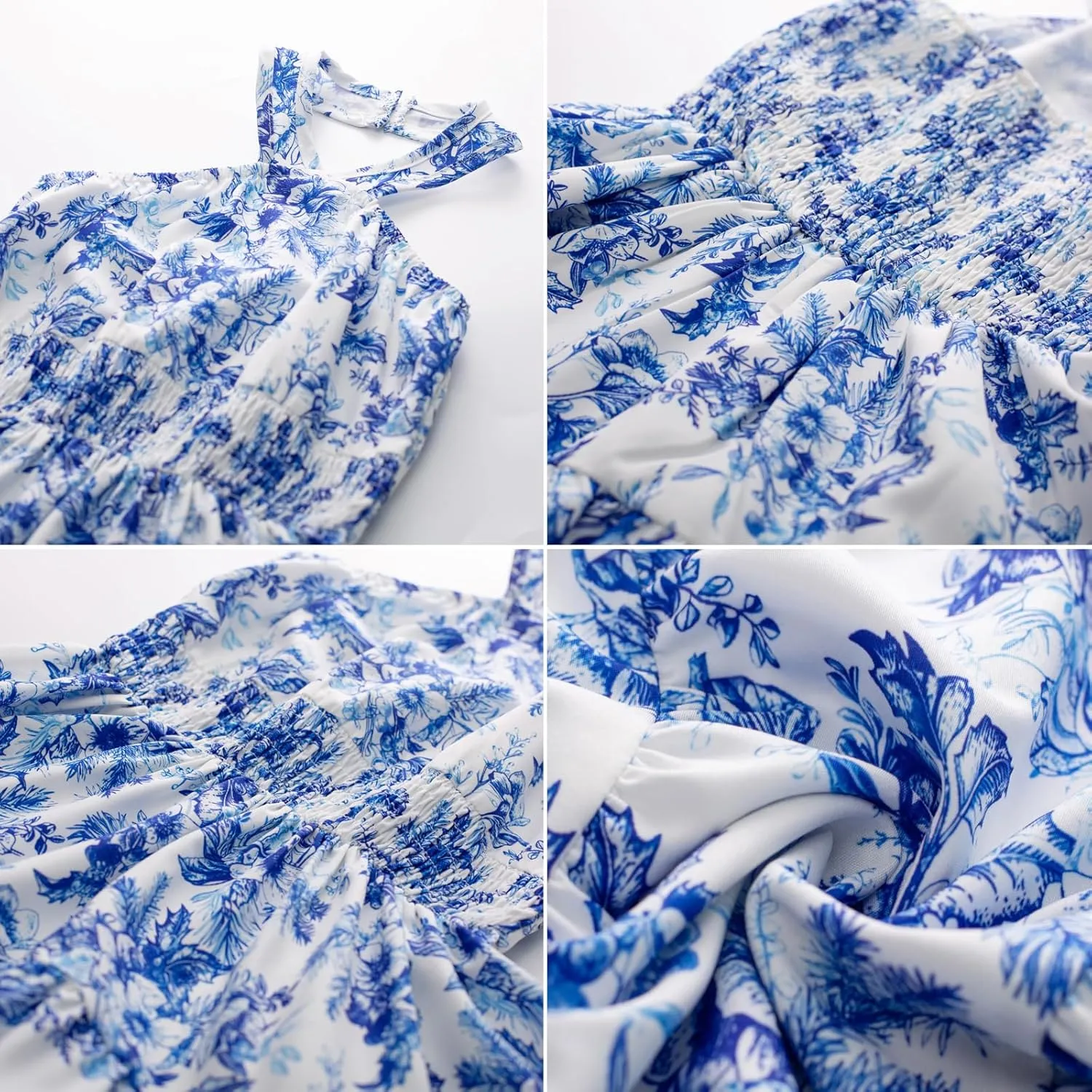 GRACE KARIN Girls Summer Dress Off Shoulder Floral A-line Midi Dress 5-14Y