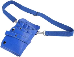 Hairdresser Scissor Bag, Waist Bag For Scissors Large Storage PU Leather Hairdressing Tools Storage Holster with Waist Shoulder Belt Hair Stylist Bag For Shears, Combs, Clips