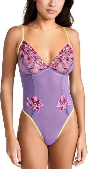 hanky panky Women's x Prabal Gurung Applique Thong Teddy