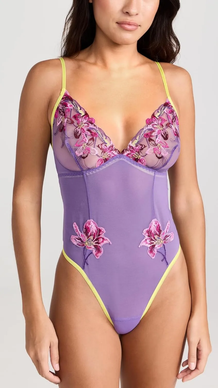 hanky panky Women's x Prabal Gurung Applique Thong Teddy