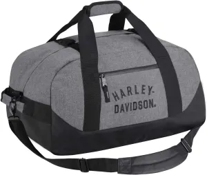 Harley-Davidson Rugged Twill 21" Convertible Duffel Bag/Backpack - Heather Gray