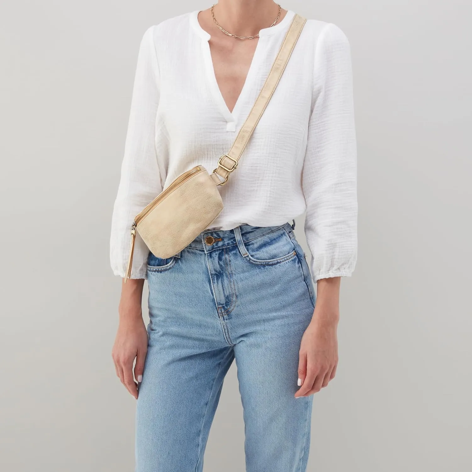 HOBO Fern Belt Bag for Women, Convertible Crossbody and Shoulder Bag