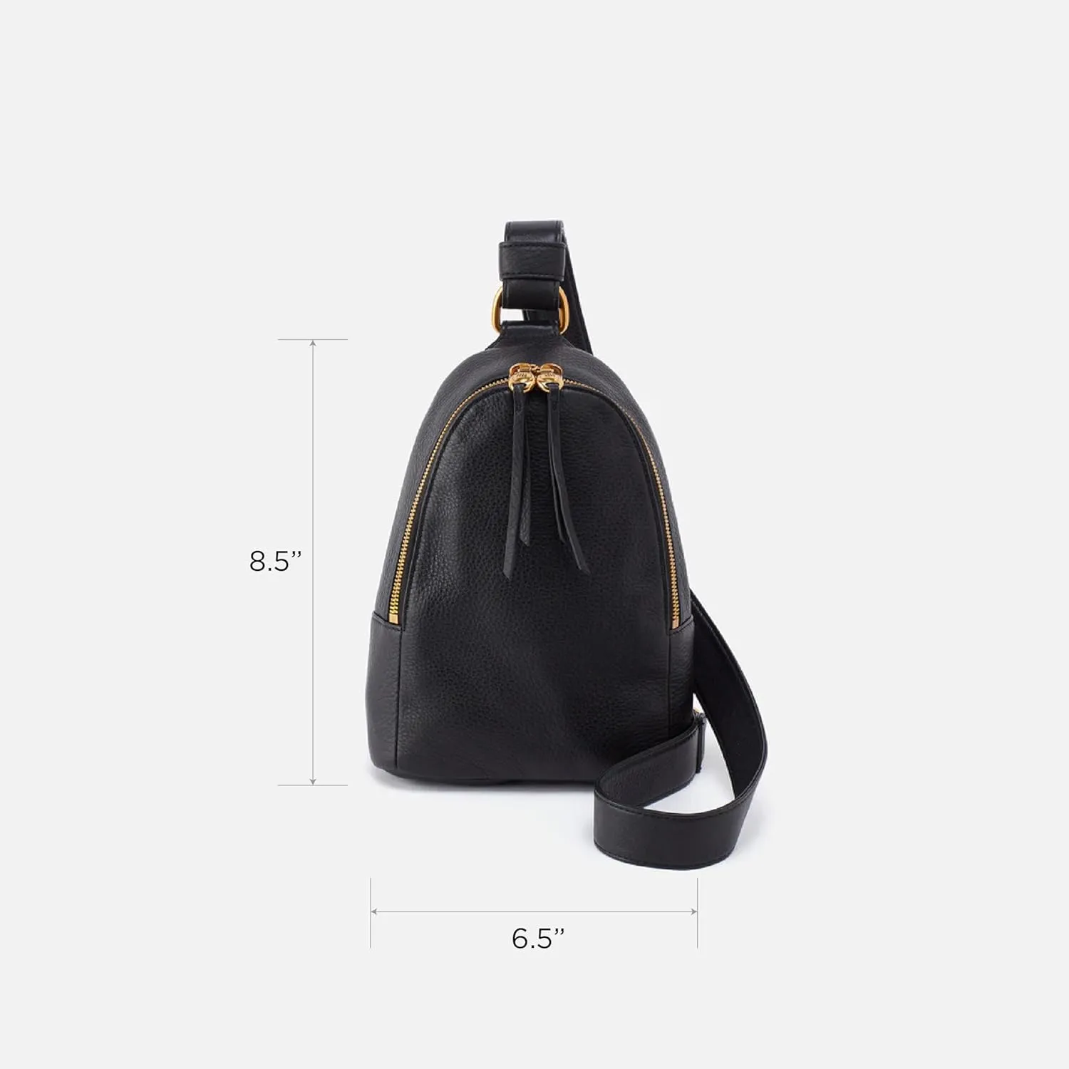 HOBO Fern Leather Sling Bag for Women, Convertible to Crossbody