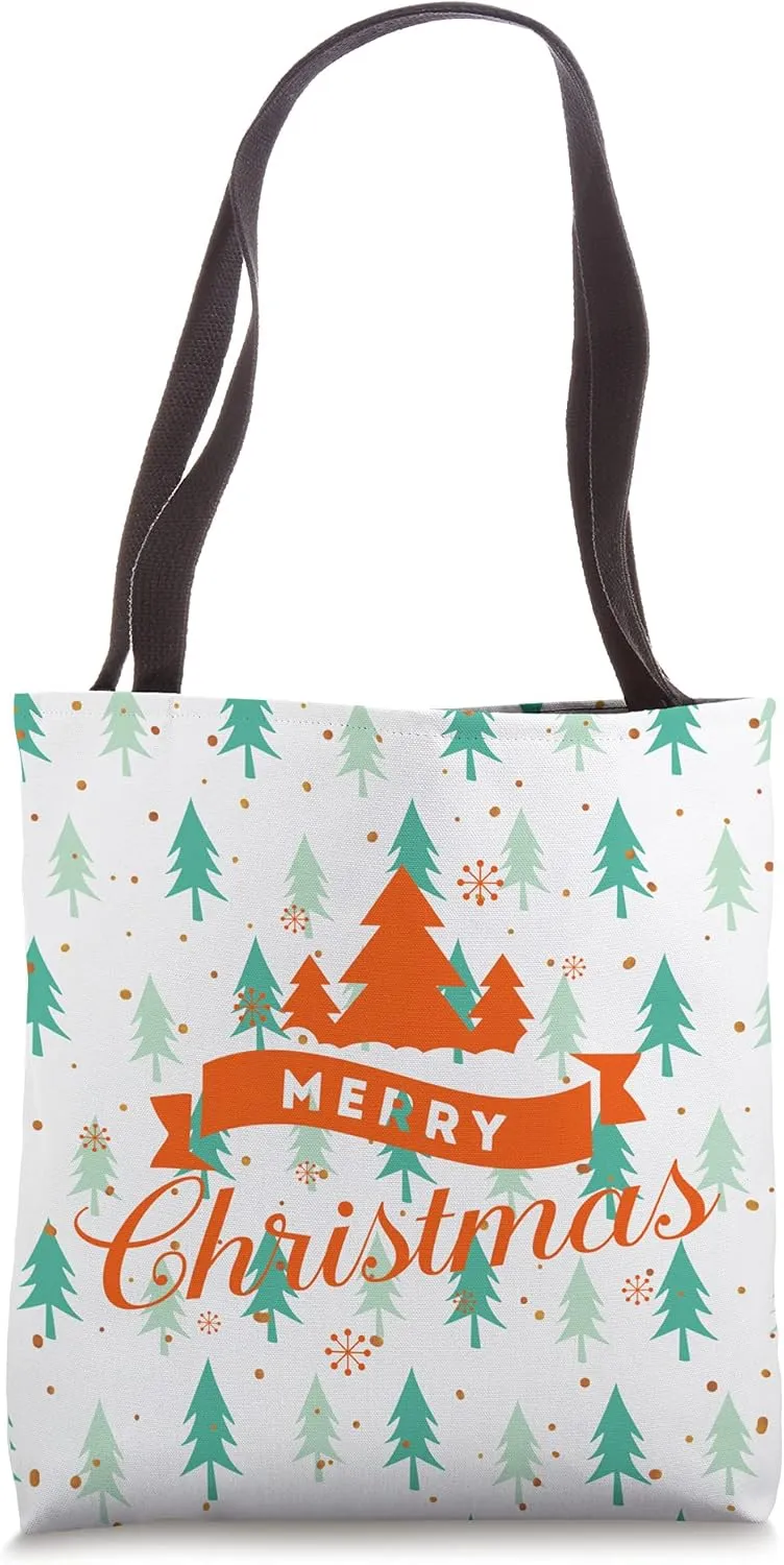 Holiday-Themed Tote Bags Christmas Tote Bags for Women Men Tote Bag