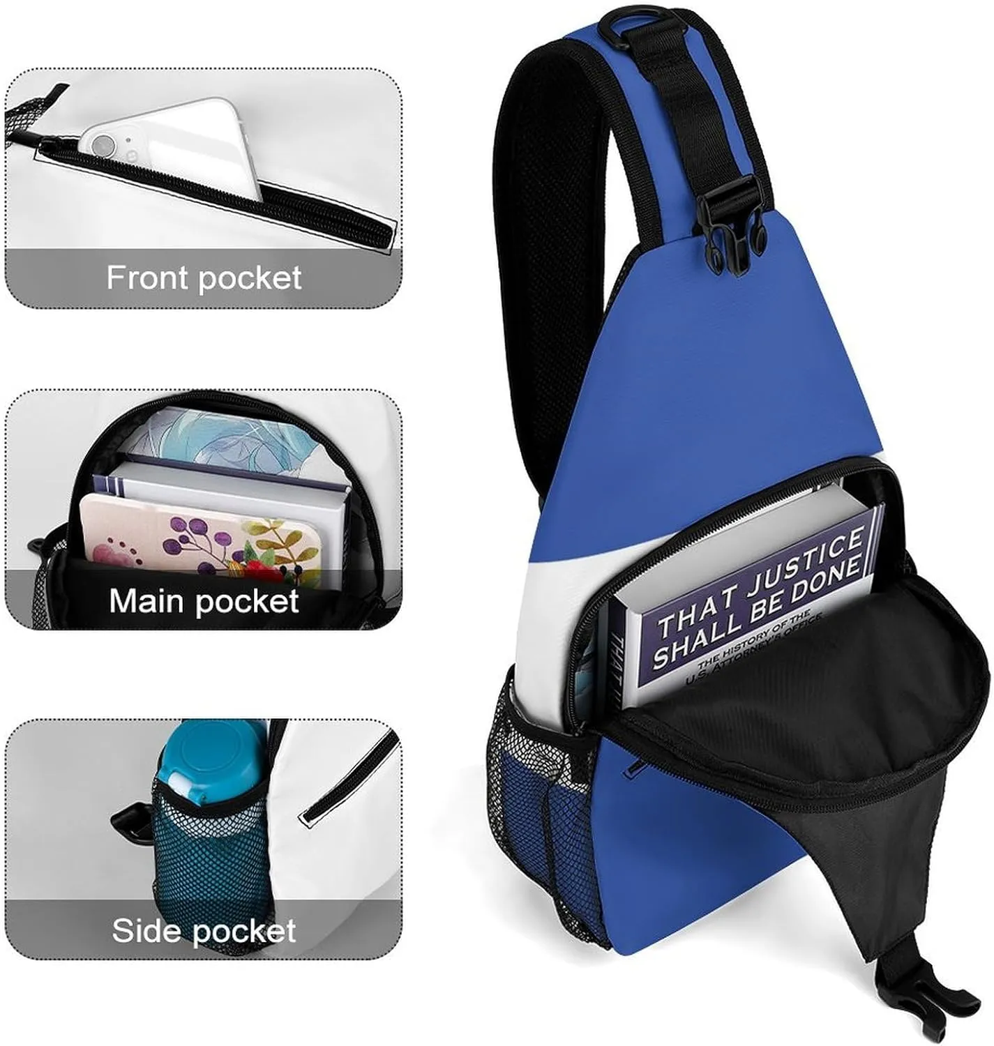 Honduras Flag Sling Bag Crossbody Chest Bag Shoulder Bag For Travel Hiking Cycling Camping