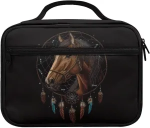 Horse Pattern Bible Cover for Boys Extra Large Bible Carrying Case with Handle Scripture Case Church Bag Bible Case with Handle Bible Holder Case Crossbody Bag Briefcase Easter Gift