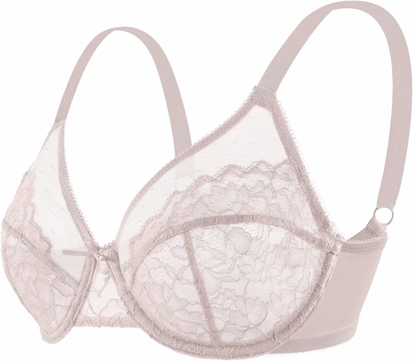 HSIA Minimizer Bras for Women Full Coverage Underwire Bras Plus Size Lifting Lace Bra for Heavy Breast