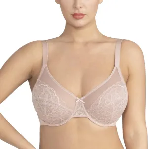 HSIA Minimizer Bras for Women Full Coverage Underwire Bras Plus Size Lifting Lace Bra for Heavy Breast