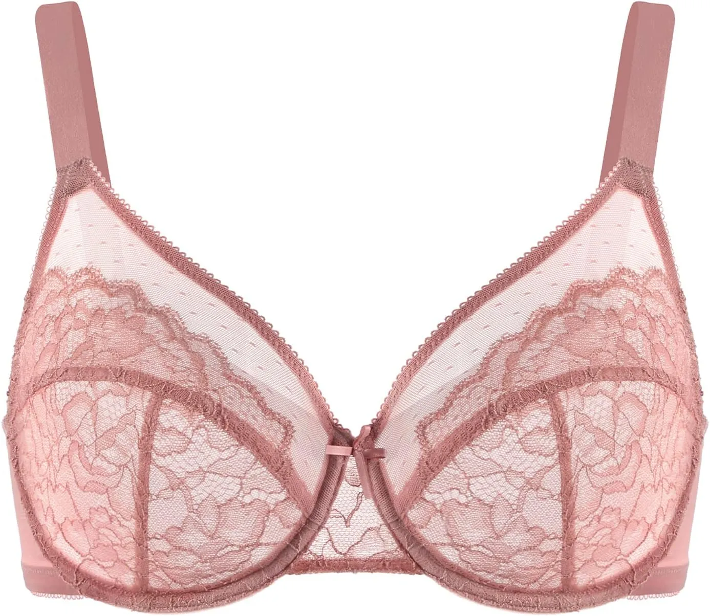 HSIA Minimizer Bras for Women Full Coverage Underwire Bras Plus Size Lifting Lace Bra for Heavy Breast