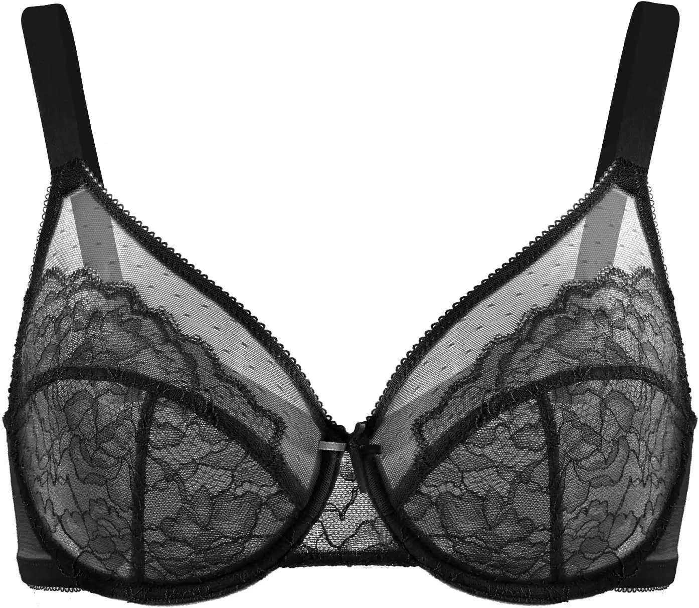 HSIA Minimizer Bras for Women Full Coverage Underwire Bras Plus Size Lifting Lace Bra for Heavy Breast