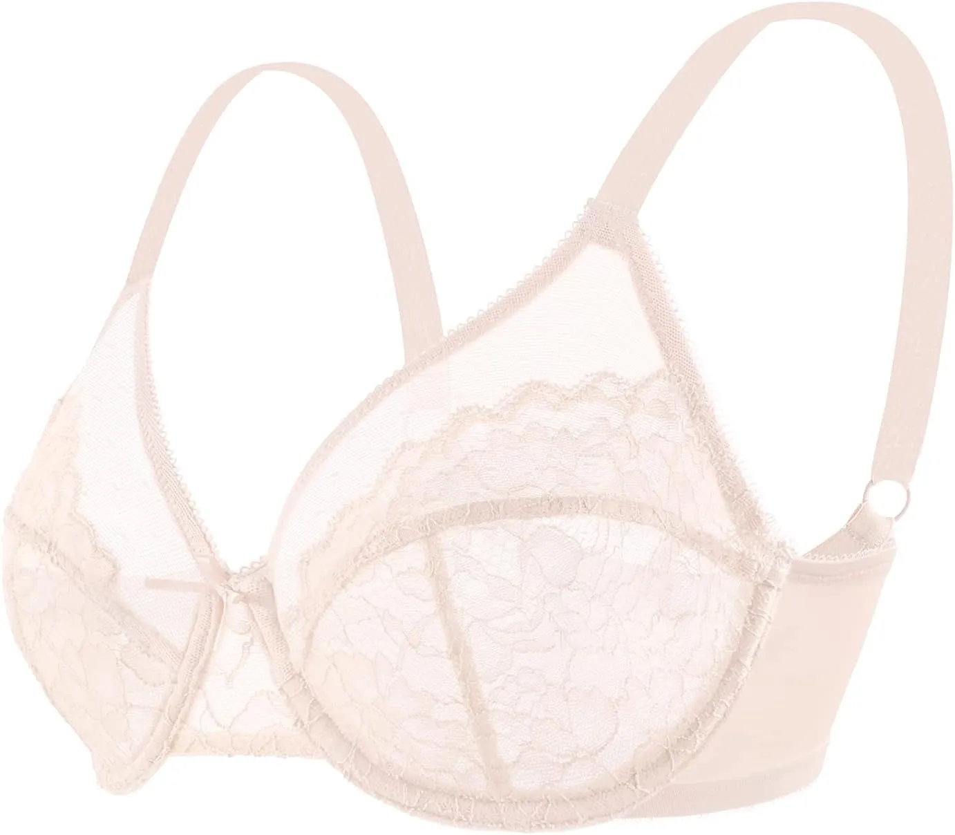 HSIA Minimizer Bras for Women Full Coverage Underwire Bras Plus Size Lifting Lace Bra for Heavy Breast