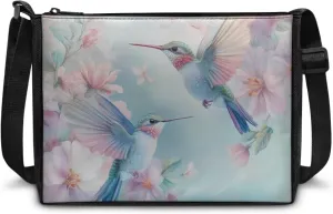 HUGS IDEA Crossbody Purse for Women Small Crossbody Bags Polyester Messenger Bag with Adjustable Shoulder Strap