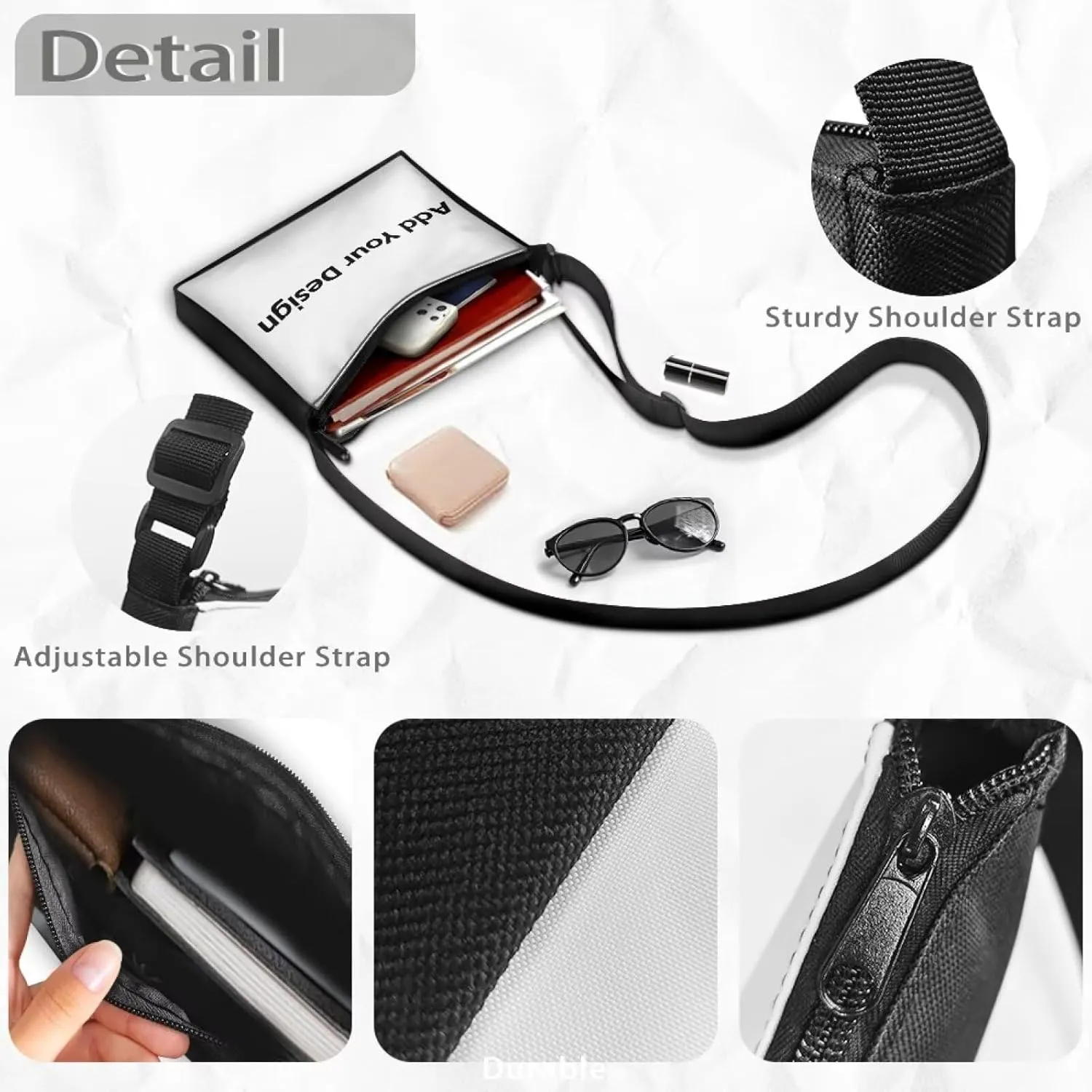 HUGS IDEA Messenger Bag for Women Crossbody Purse for Work Shoulder Handbags with Shoulder Strap