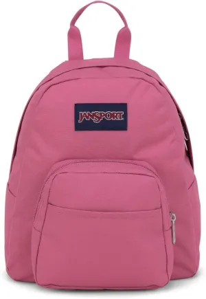 JanSport Half Pint Mini Backpack, 10.2 L - Durable Mini Bag Purse with Adjustable Shoulder Straps, Single Main Compartment, Zippered Stash Pocket, Mauve Haze