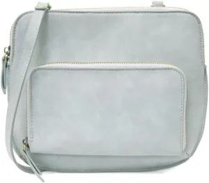 Joy Susan Women's Fashion Purse Nicole Distressed Crossbody Handbag