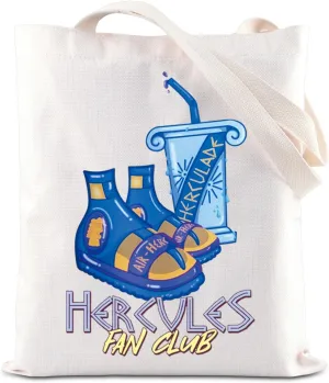 KUIYAI Movie Inspired Tote Bag Air-Herc Sandals Drinking Fan Club Canvas Bag WDW Greek Mythology Gift