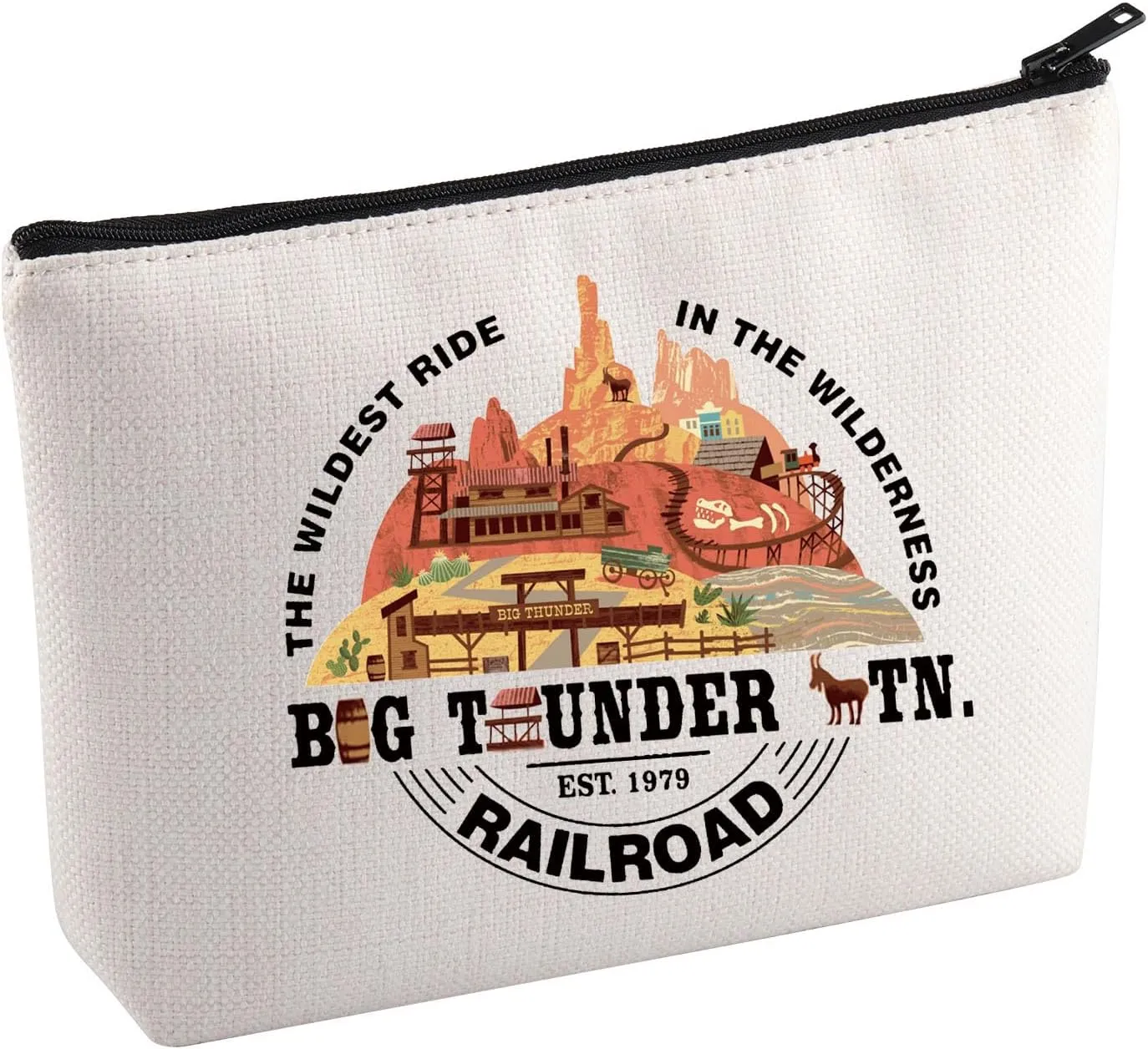KUIYAI WDW Mountain Inspired Tote Bag Mountain Railroad Shoulder Bag WDW Theme Park Gift Kingdom Gift