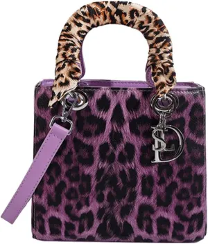 Leopard Print Handbag - Women's PU Leather Crossbody Bag, Waterproof, Fashion Messenger & Satchel Bag