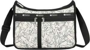 LeSportsac Deluxe Everyday Bag (Sketched Floral Ivory)