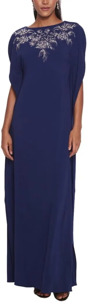 Lightweight Crepe Kaftan Gown