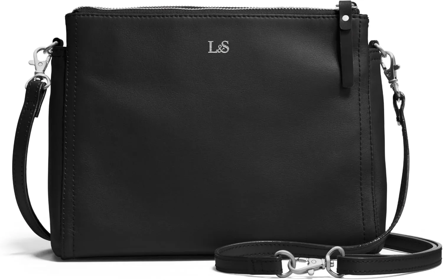Lo & Sons The Pearl Crossbody Bag - Premium Nappa Leather Bag with Convertible Strap | Lightweight Leather Bag For Women