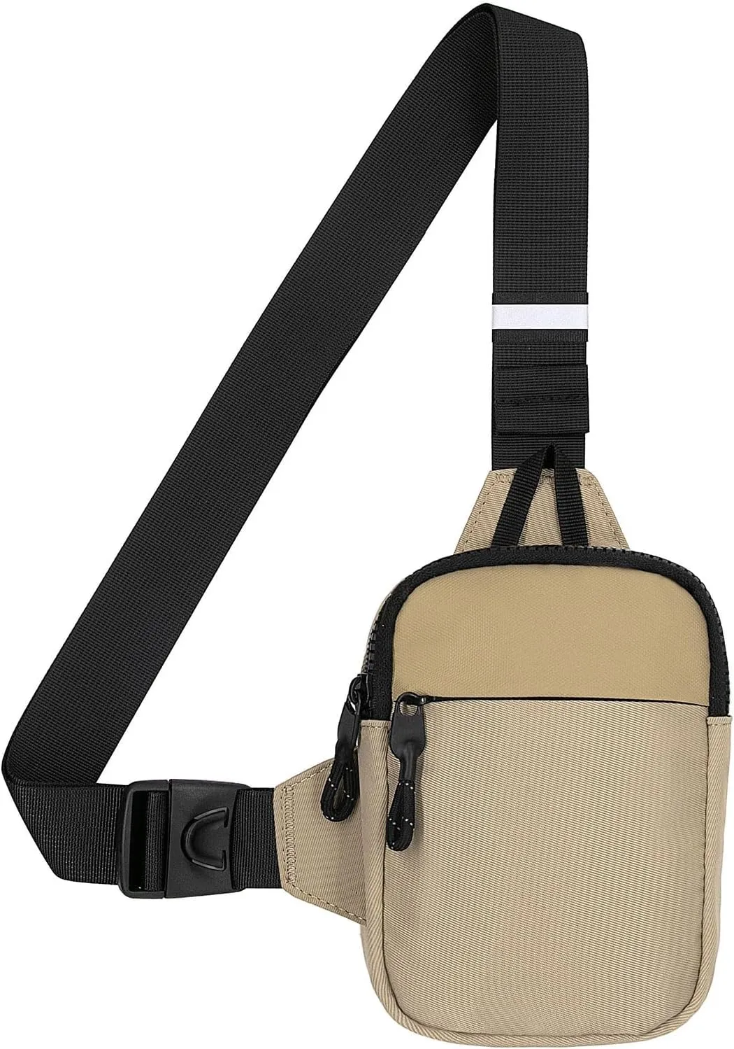 Long Keeper Mini Sling Bag - Men Women Small Waterproof Crossbody Bag Casual Phone Chest Bag for Travelling Hiking