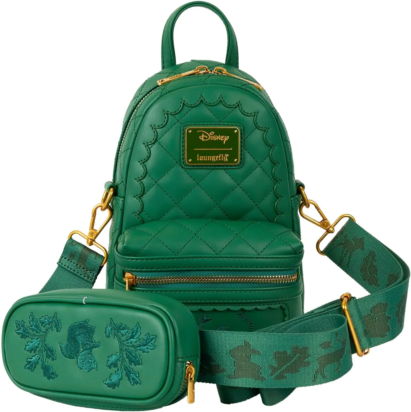 Loungefly Disney Bambi Quilted Convertible Sling Bag