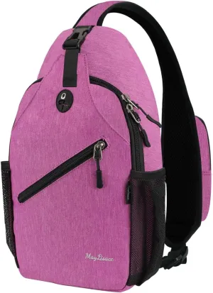 MAYLISACC Sling Backpack, Crossbody Sling Bag, Lightweight Shoulder backpack, Chest bag, Hiking Daybag