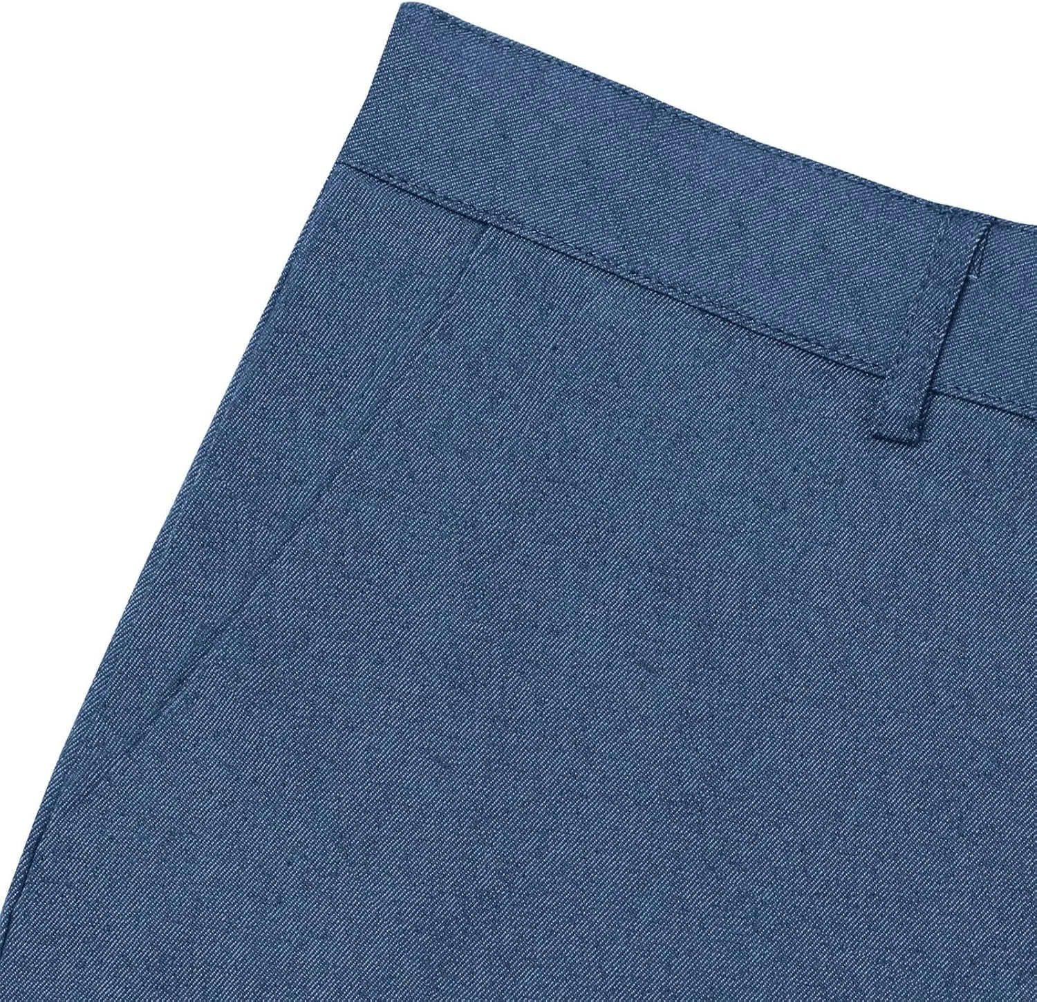 Mens Business Casual Pants Slim Fit Cotton Lightweight Straight Leg Pants with Pockets Retro Skinny Work Pants