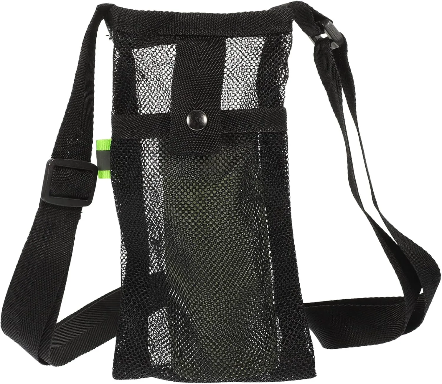 Mesh Water Bottle Sling Carrier Insulated Bottle Bag for Travel Kettle Mesh Strap Portable Water Bottle Holder Protective Cover for Stainless Steel Glass Plastic Bottles