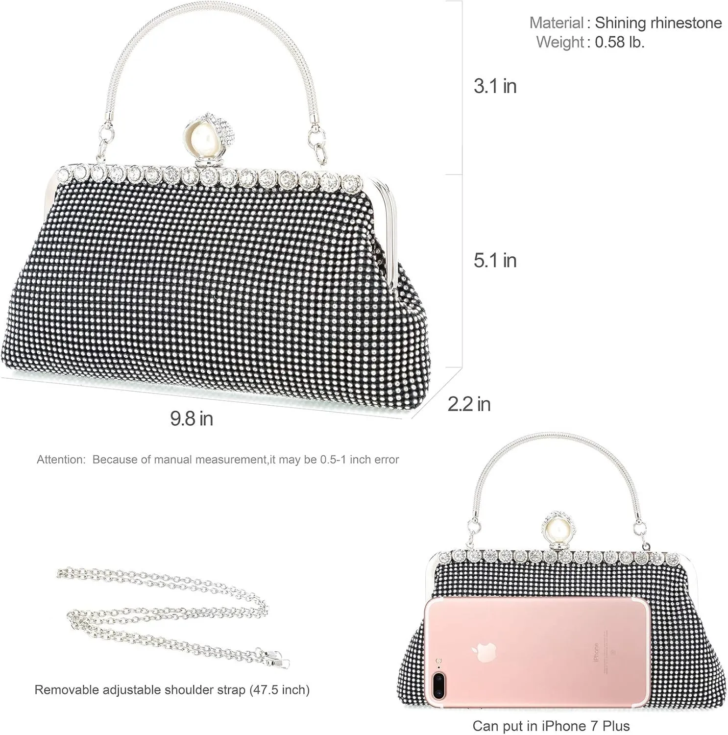 Mihawk Women's Clutch Purses and Bags - Evening Clutches and Handbags