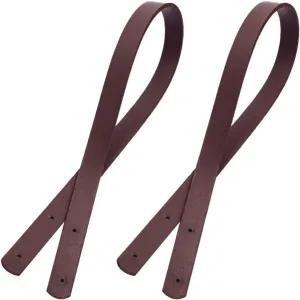 Milisten 2PCS PU Leather Bag Strap Replacement Handbag Handle Belt Detachable Purse Strap Wallet Straps DIY Bag Making Accessories 60CM Coffee