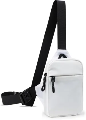 Mini Sling Bag for Men Women, Crossbody Waterproof Trendy Shoulder Cell Phone Chest Bag for Travel Work Gym