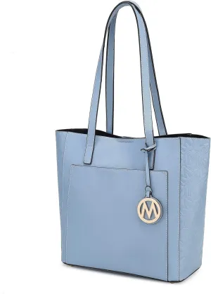 MKF Collection Tote Bag for Women, vegan Leather Large Top Handle Handbag Fashion Shoulder Bag Purse By Mia K