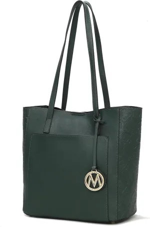 MKF Collection Tote Bag for Women, vegan Leather Large Top Handle Handbag Fashion Shoulder Bag Purse By Mia K