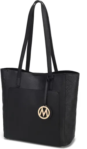 MKF Collection Tote Bag for Women, vegan Leather Large Top Handle Handbag Fashion Shoulder Bag Purse By Mia K