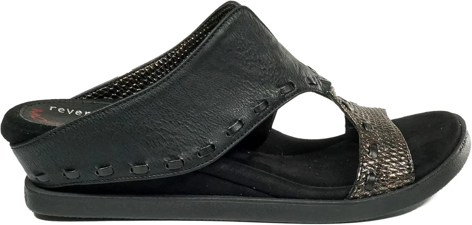 Modzori Asta Women's Low Wedge Reversible Sandal
