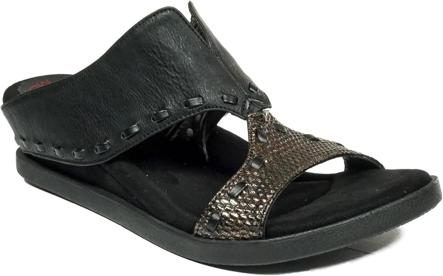 Modzori Asta Women's Low Wedge Reversible Sandal