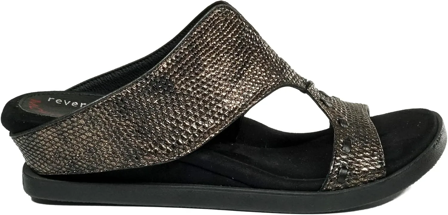 Modzori Asta Women's Low Wedge Reversible Sandal