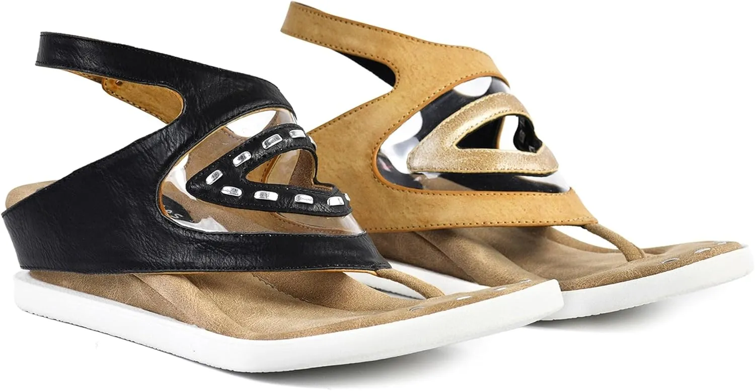 Modzori Chika Low Wedge Reversible Sandal