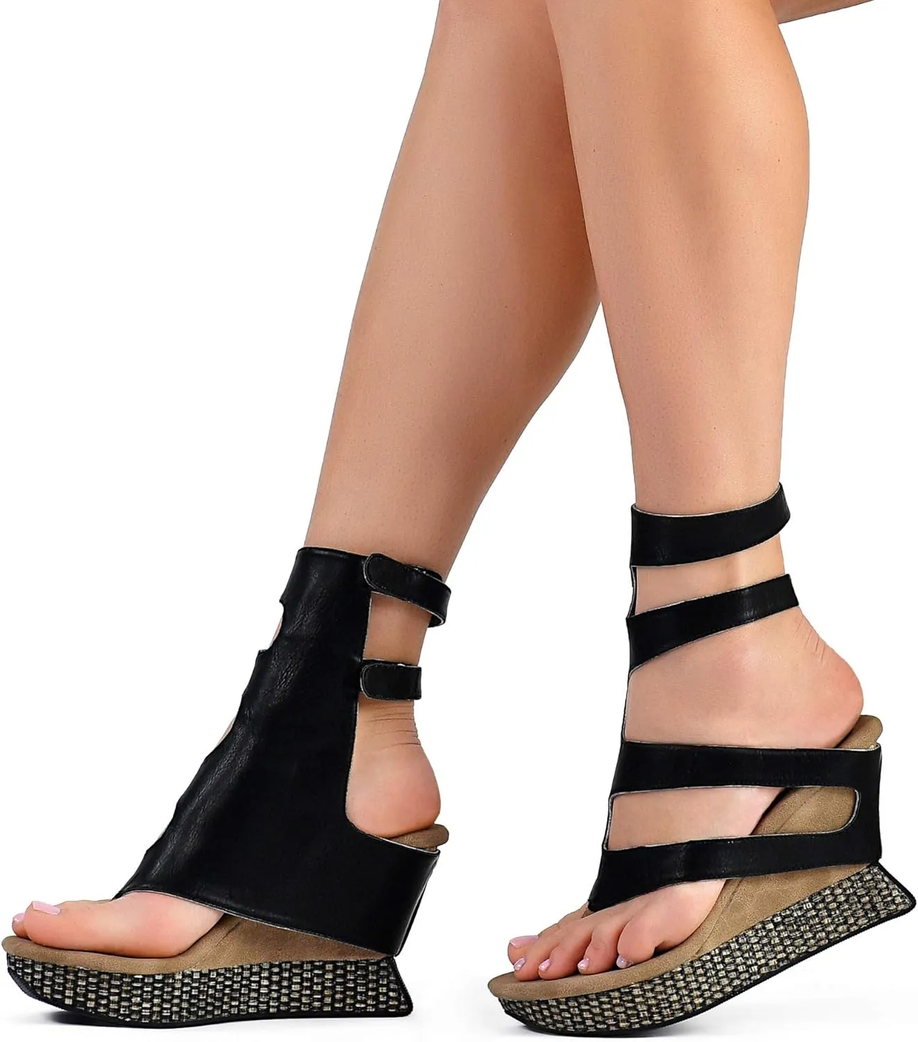 Modzori Corona High Wedge Reversible Sandal