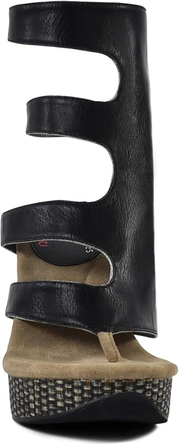 Modzori Corona High Wedge Reversible Sandal