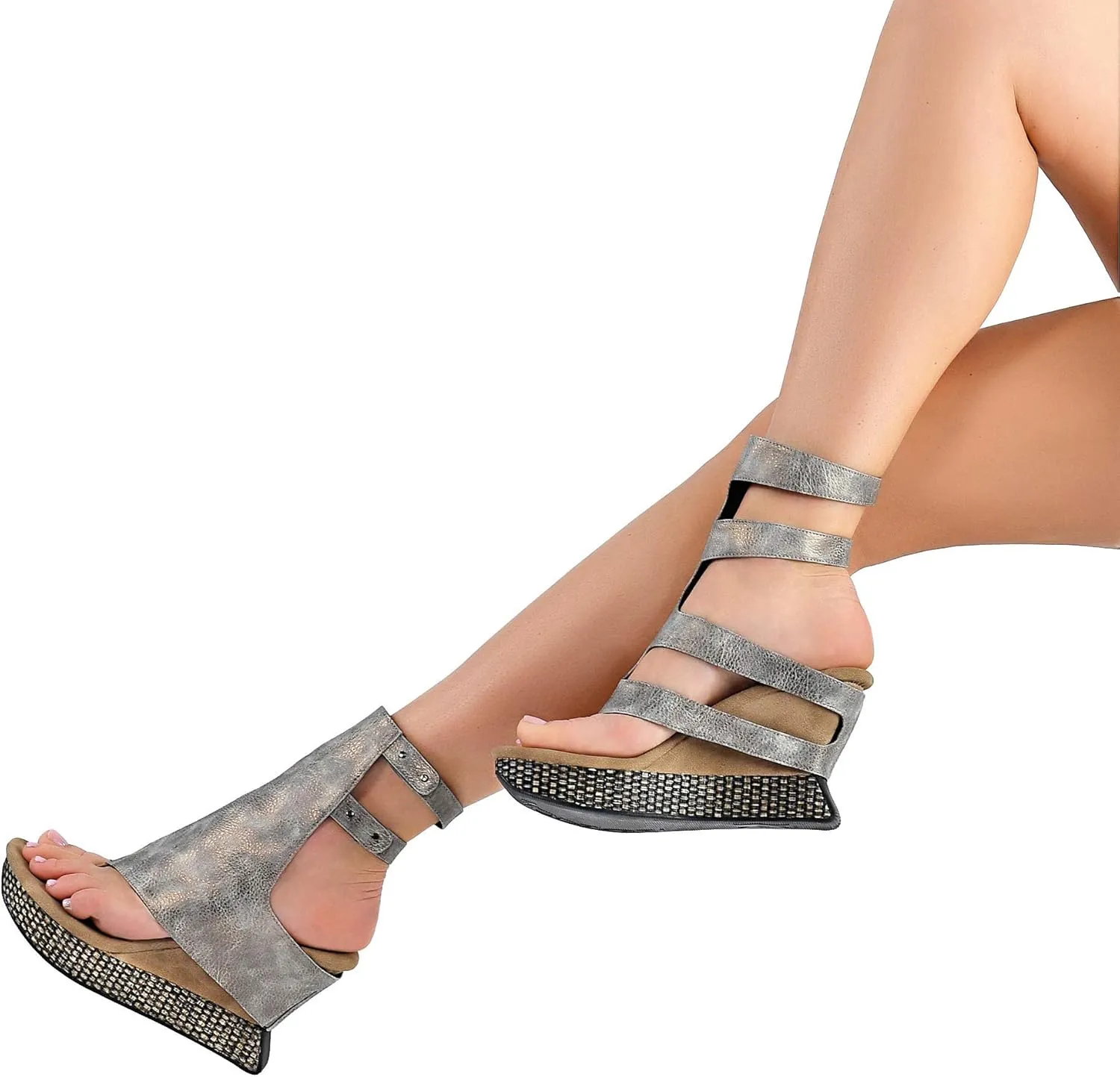 Modzori Corona High Wedge Reversible Sandal
