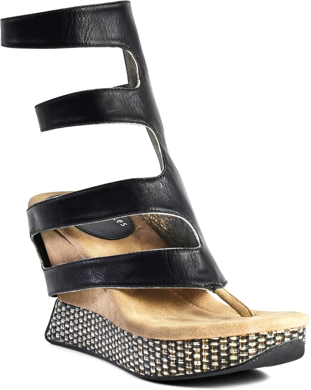 Modzori Corona High Wedge Reversible Sandal